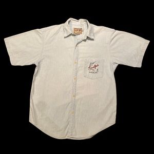 Vintage Calvin Klein blue short sleeve (M)